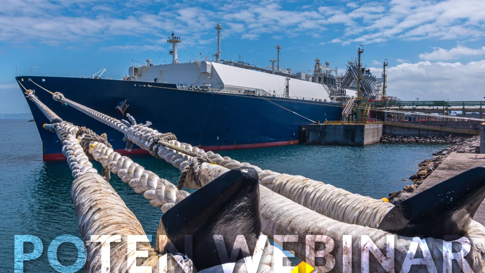 LNG Tanker Docked